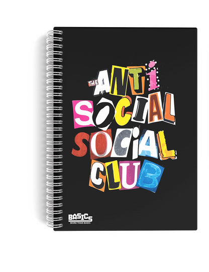 The Anti Social Club Notebook