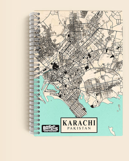 Karachi Map Notebook