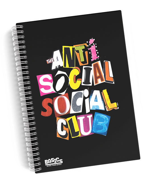The Anti Social Club Notebook