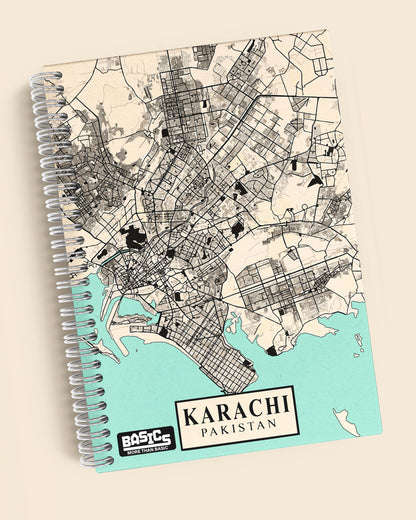 Karachi Map Notebook