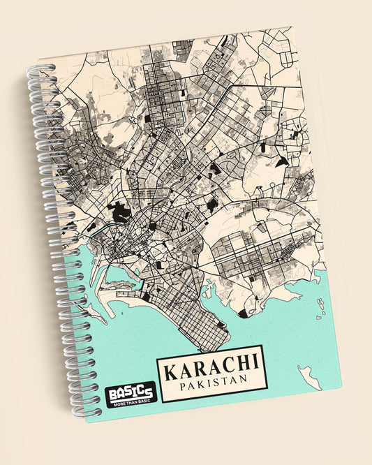 Karachi Map Notebook