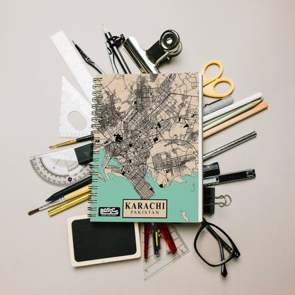 Karachi Map Notebook