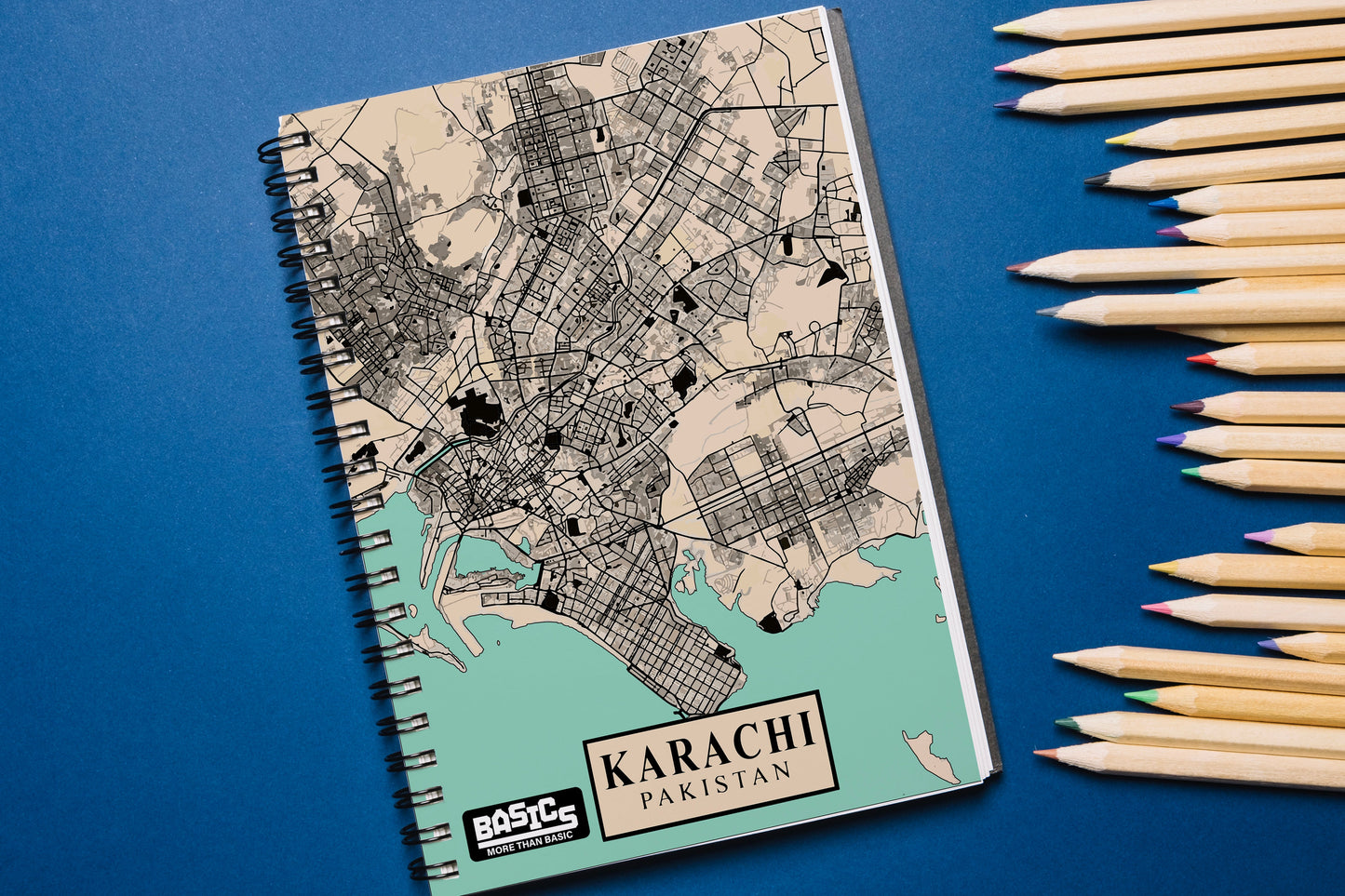 Karachi Map Notebook